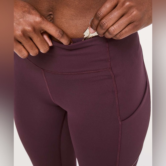 Lululemon Athletica Dark Adobe Speed Up Tight Full On Luxtreme 28” Legging - Picture 7 of 13